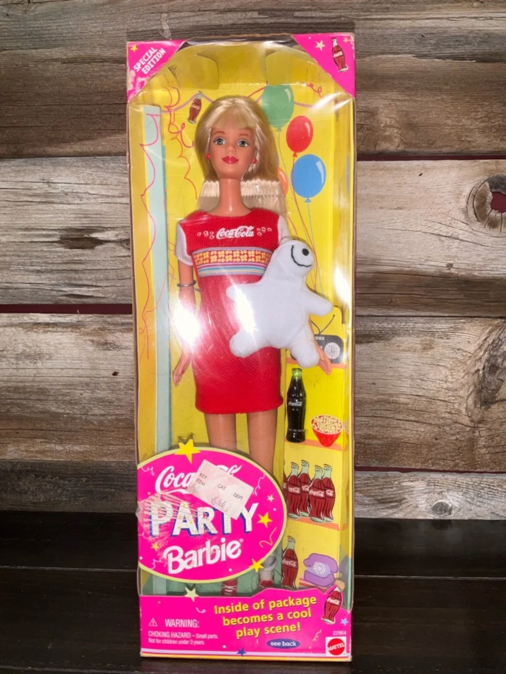 1998 Coca-Cola Party Barbie Special Edition doll by Mattel